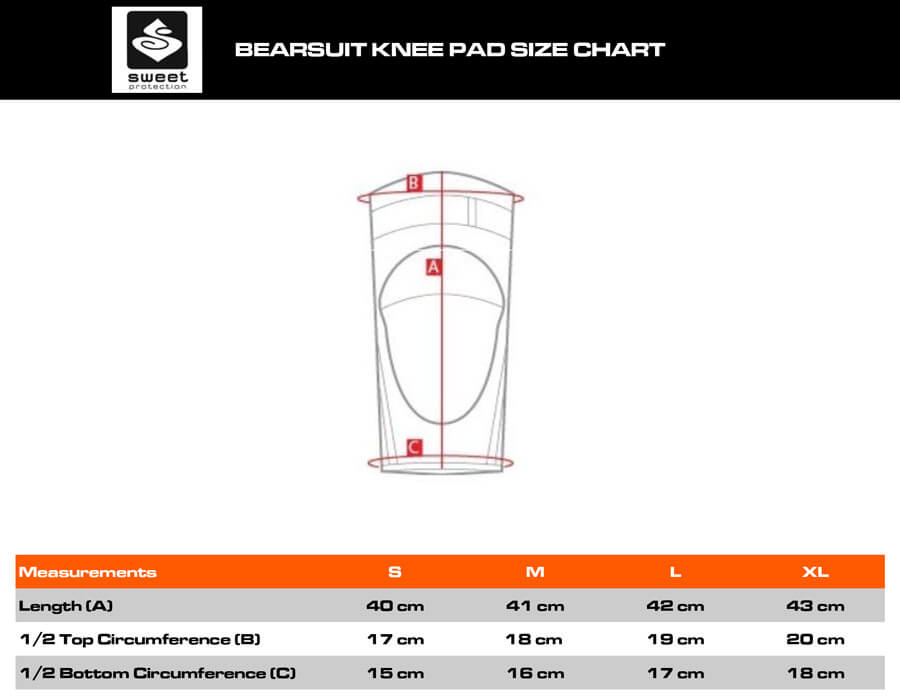 Sweet Protection Size Chart