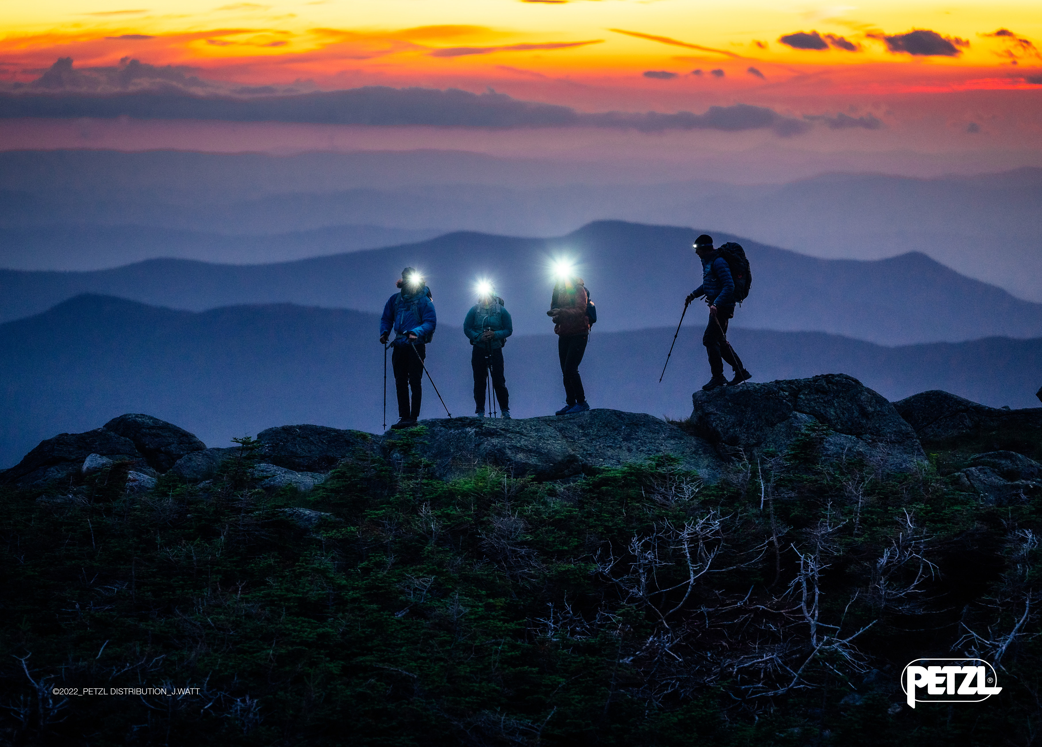 Petzl Actik Series headlamps for hiking and backpacking