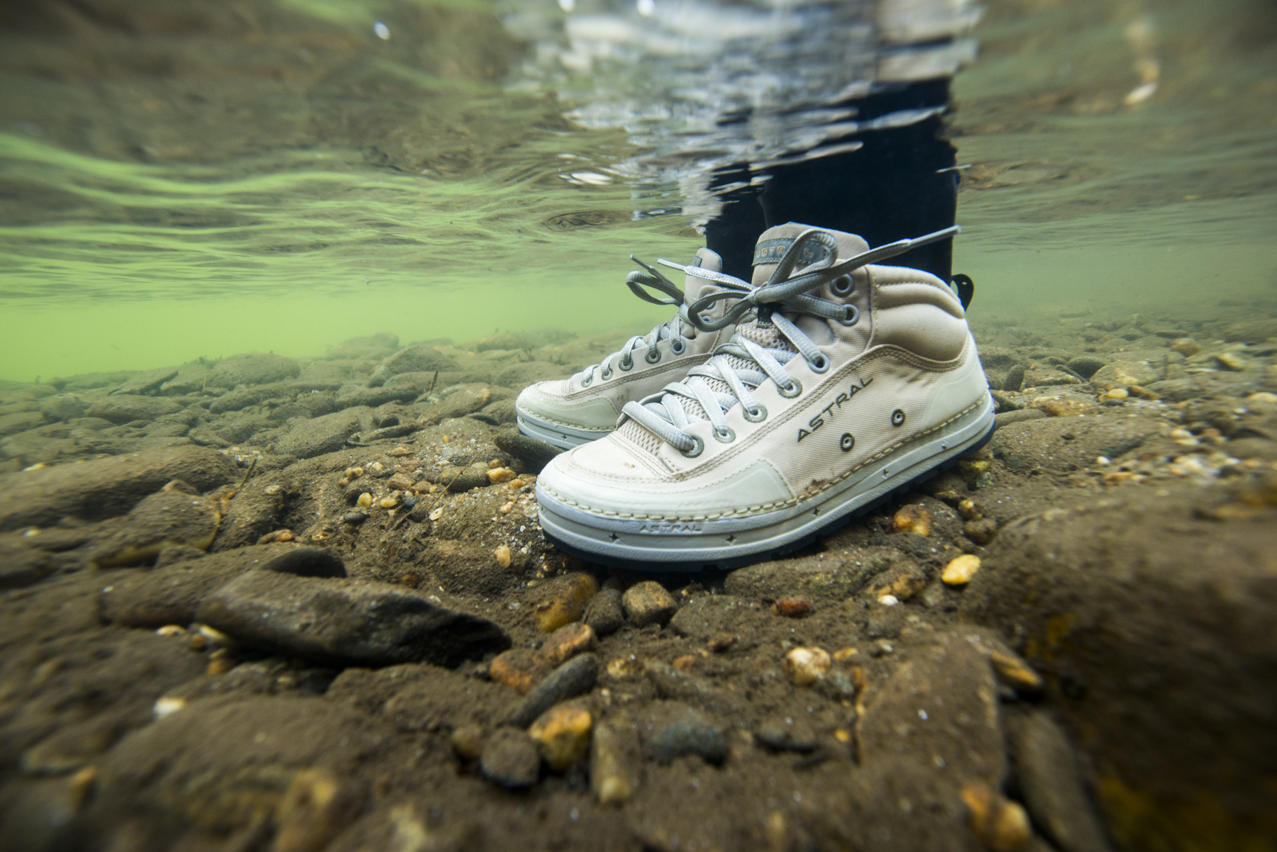 Astral water shoes for kayaking and paddling