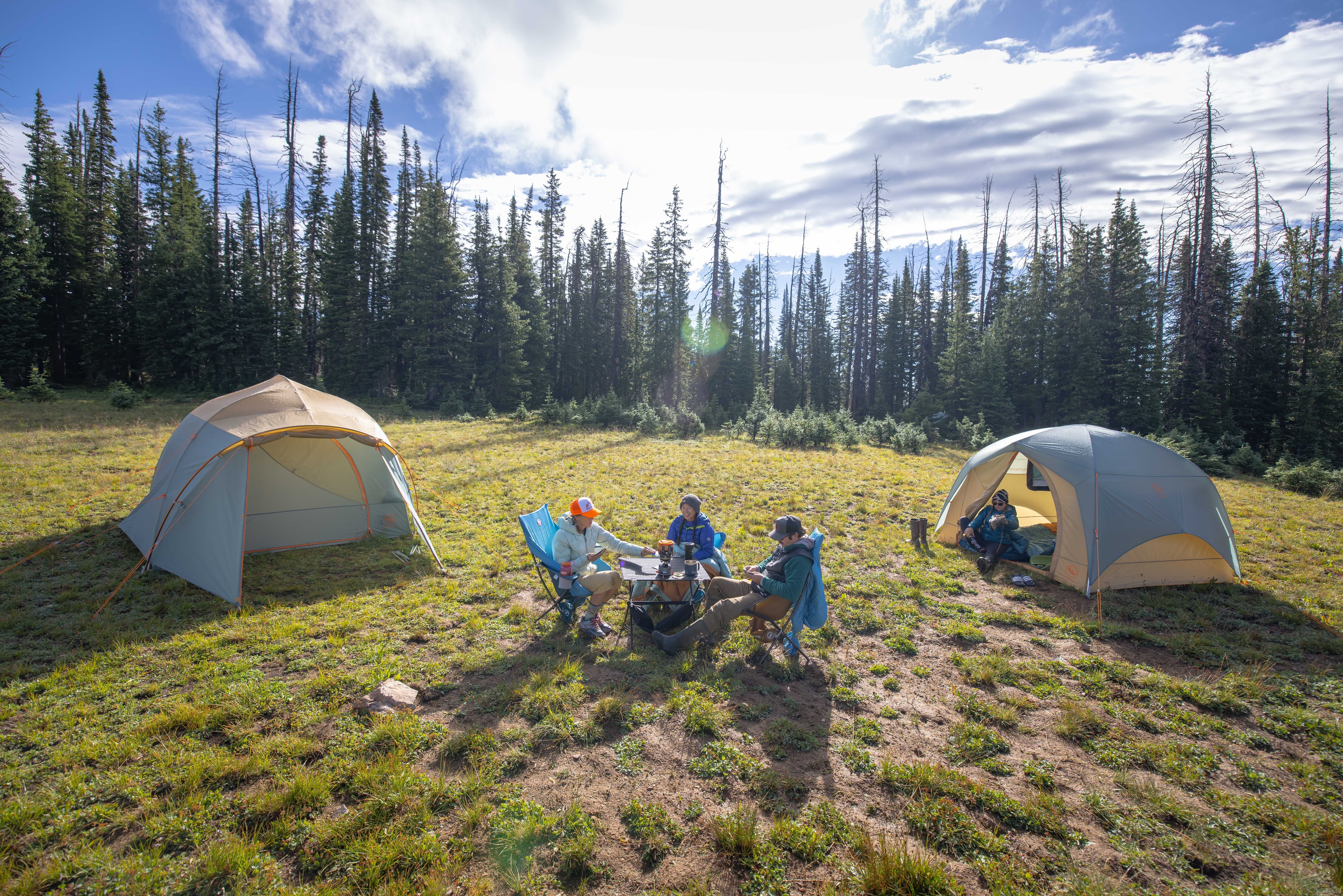 Big Agnes Deluxe Car Camping tents Big House and Bunk House