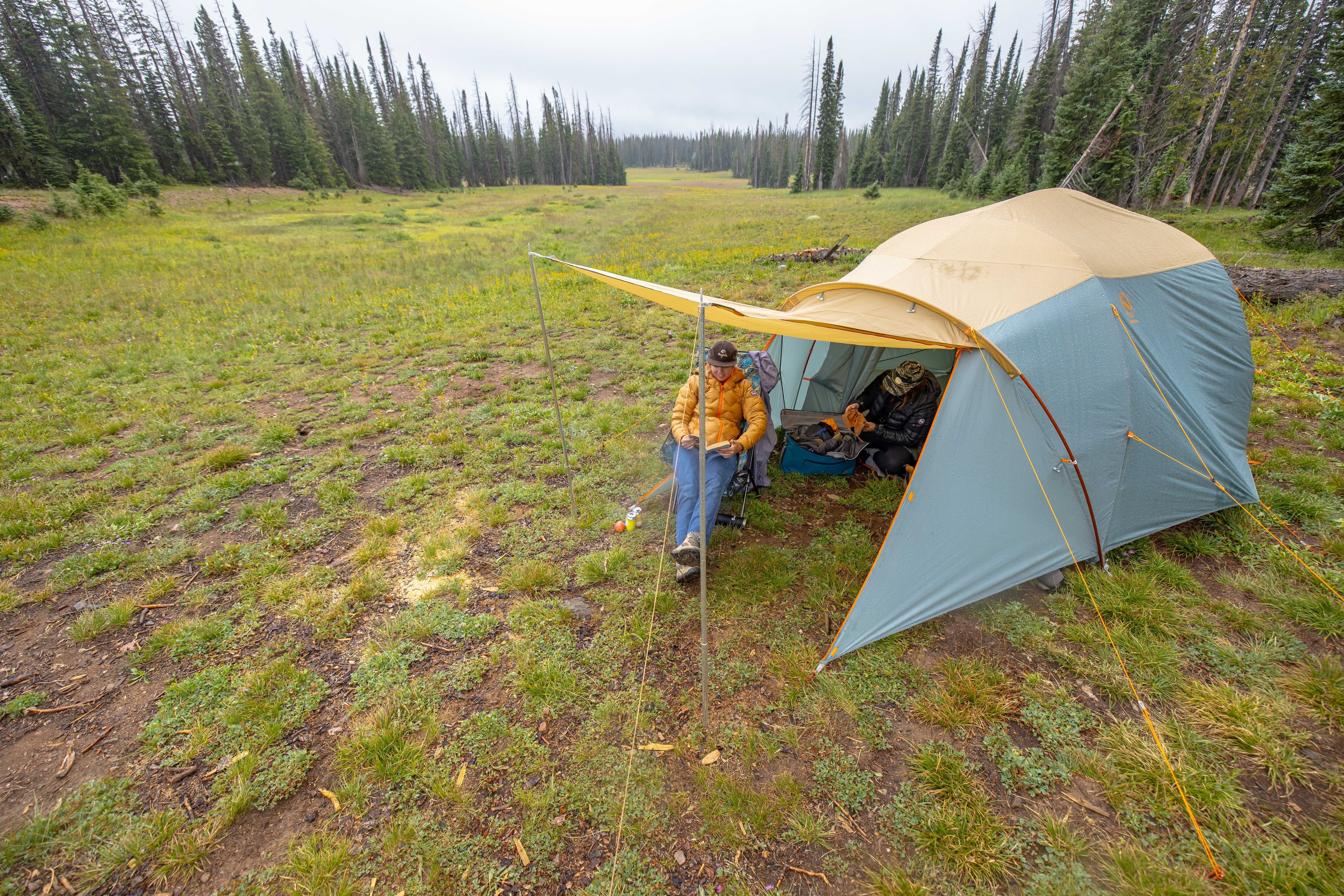 Big Agnes Bunk House car camping tent with large vestibules