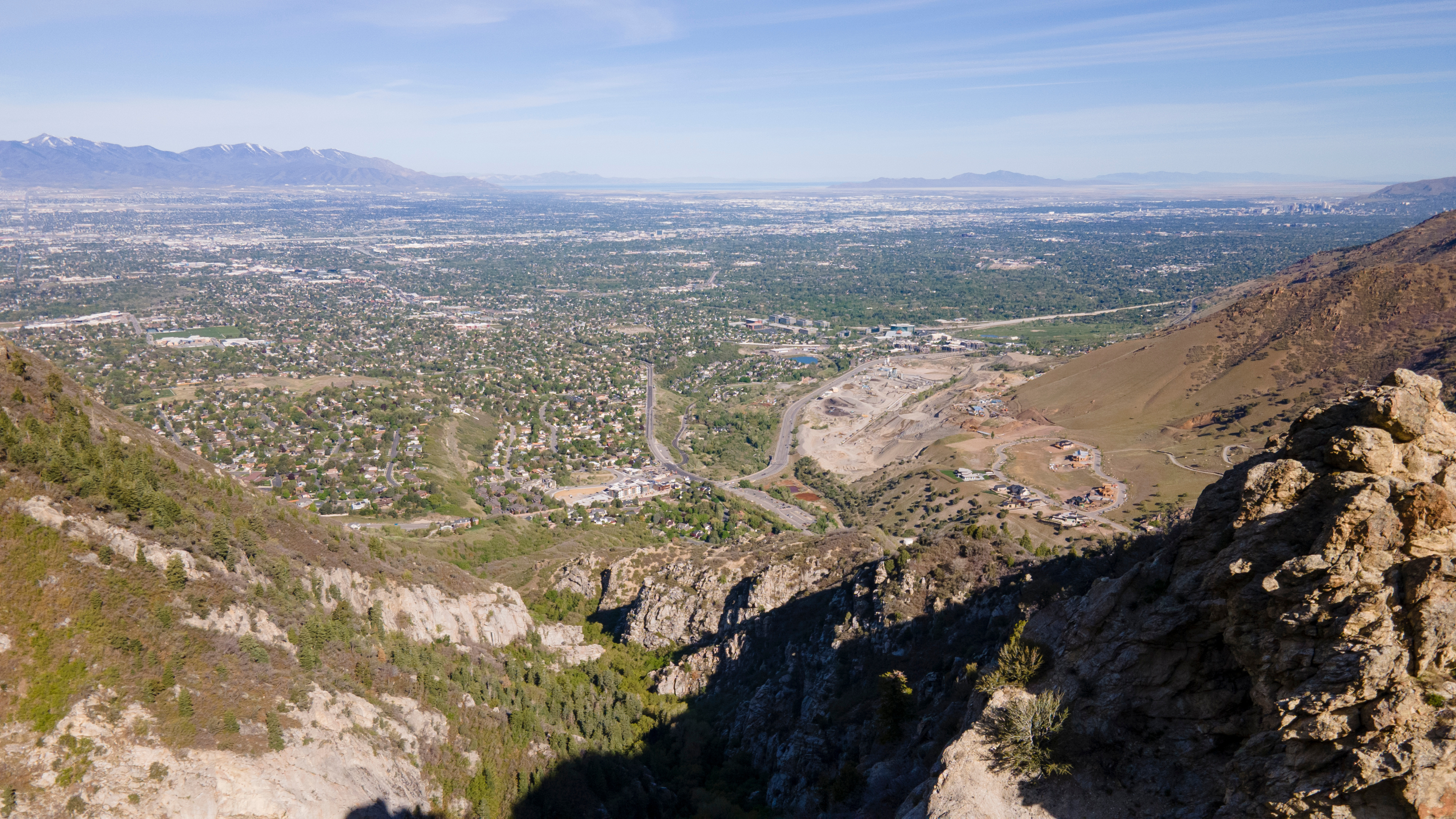 Ferguson Canyon north-facing drainage with quartzite walls and spring creek crossings