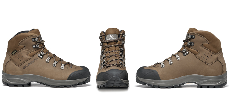 Side and front views of the Women's Kailash Plus GTX Backpacking Boot