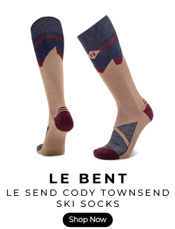 Le Bent le send cody townsend ski socks