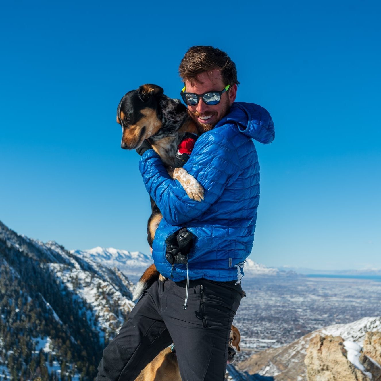 Salt Lake Overlook trail in Millcreek Canyon, spring valley views