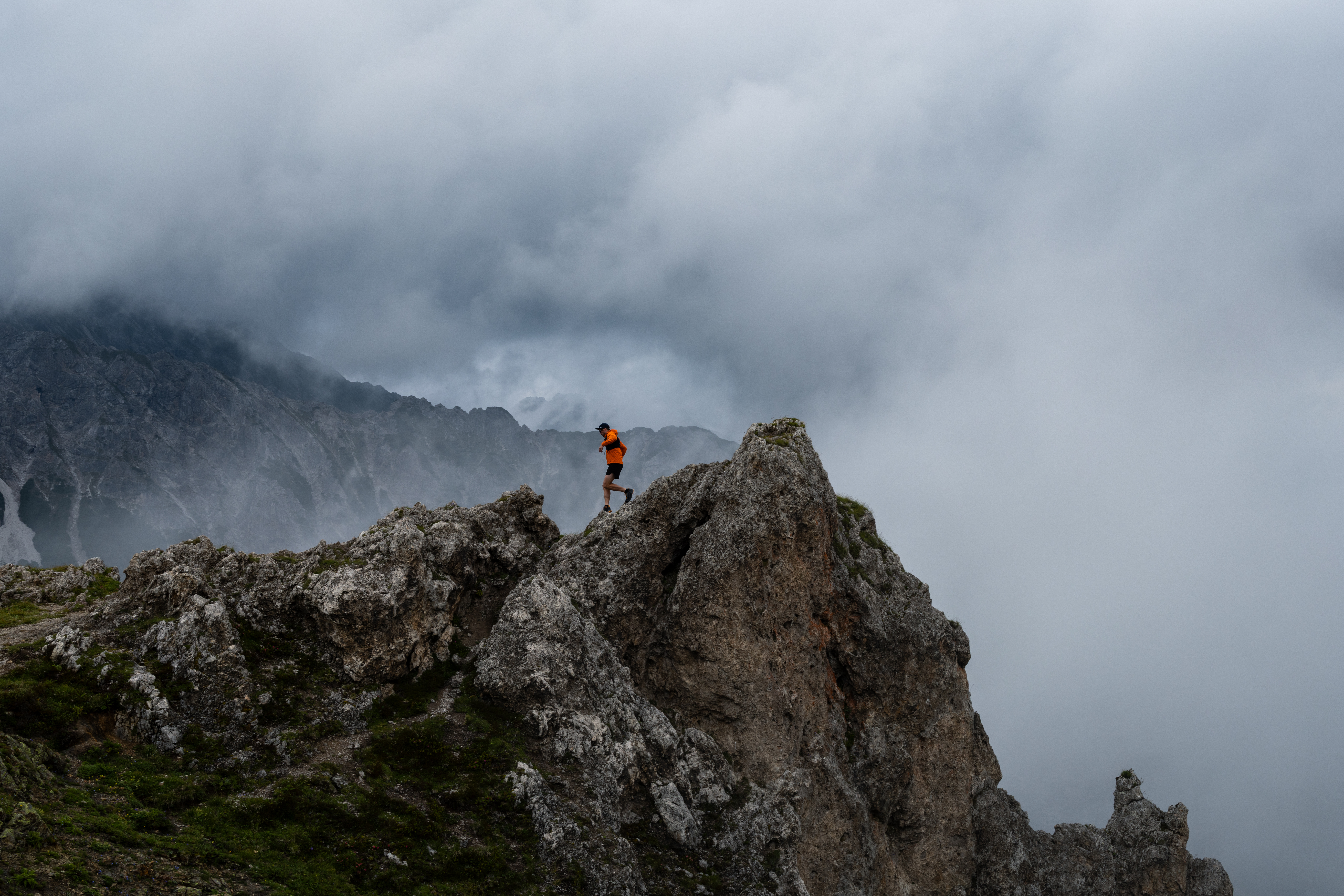 SCARPA Ribelle Run 2 GTX SCARPA Ribelle Run 2 GTX waterproof trail running shoe in alpine conditions