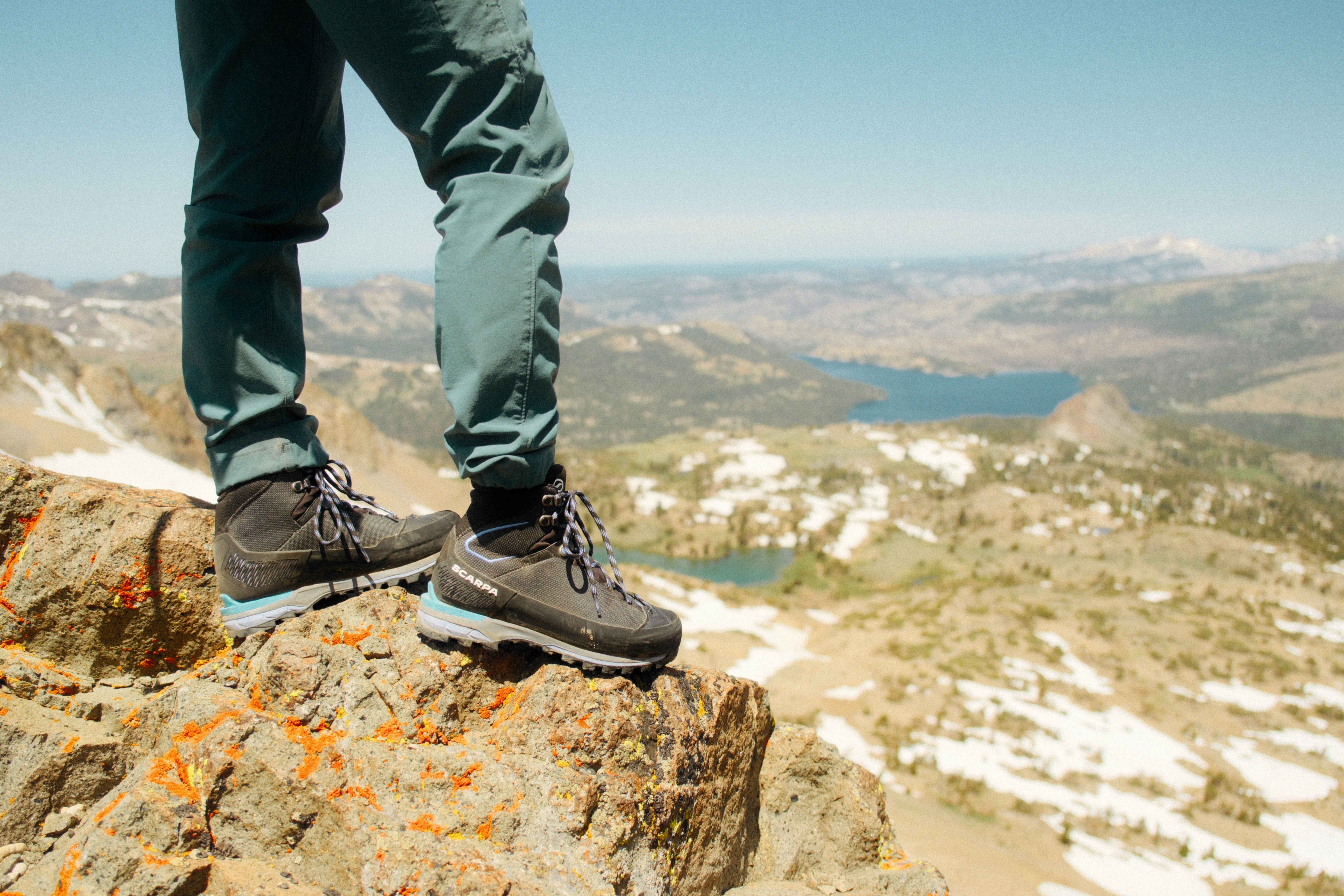 SCARPA Zodiac Tech LT GTX SCARPA Zodiac Tech LT GTX mountaineering boot on technical alpine terrain