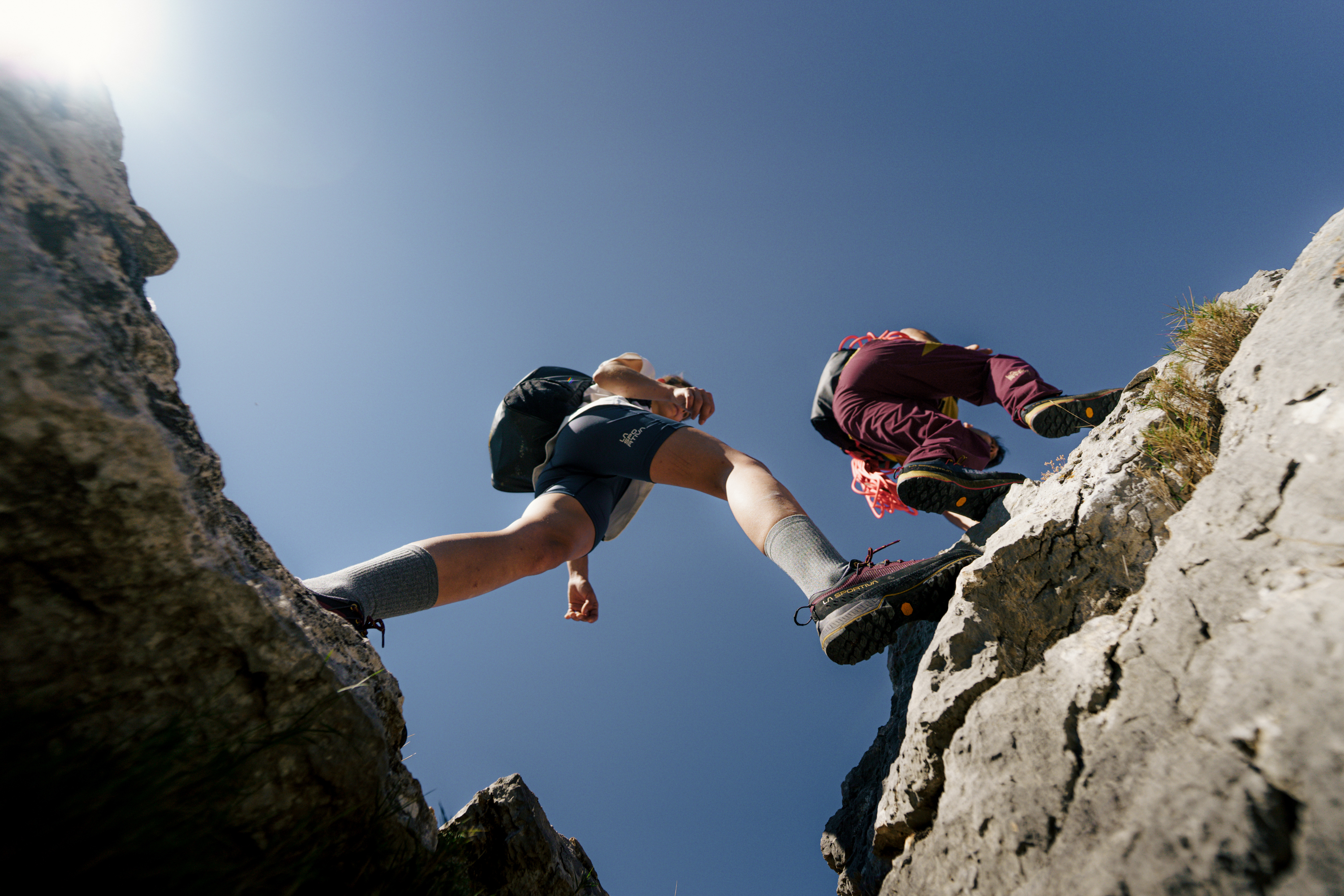 La Sportiva TX4 Evo approach shoe in desert terrain