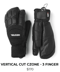 Hestra Vertical Cut CZone 3 Finger Glove